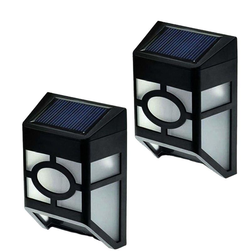Home Garden Fence Light Classic Decoration Green Inova Solar LED Wall Light with Battery