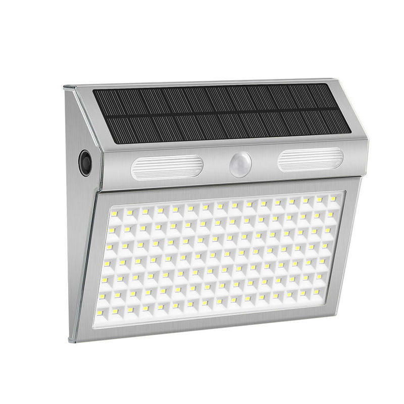 4 Lighting Modes Led Solar Outdoor Wall Porch Light With Motion Sensor IP65 Protection