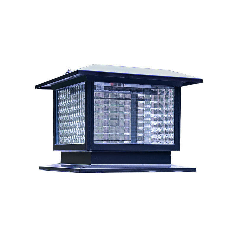Outdoor Modern Solar LED Pillar Lamp for Courtyard Park Lighting Input Voltage V 3.7V