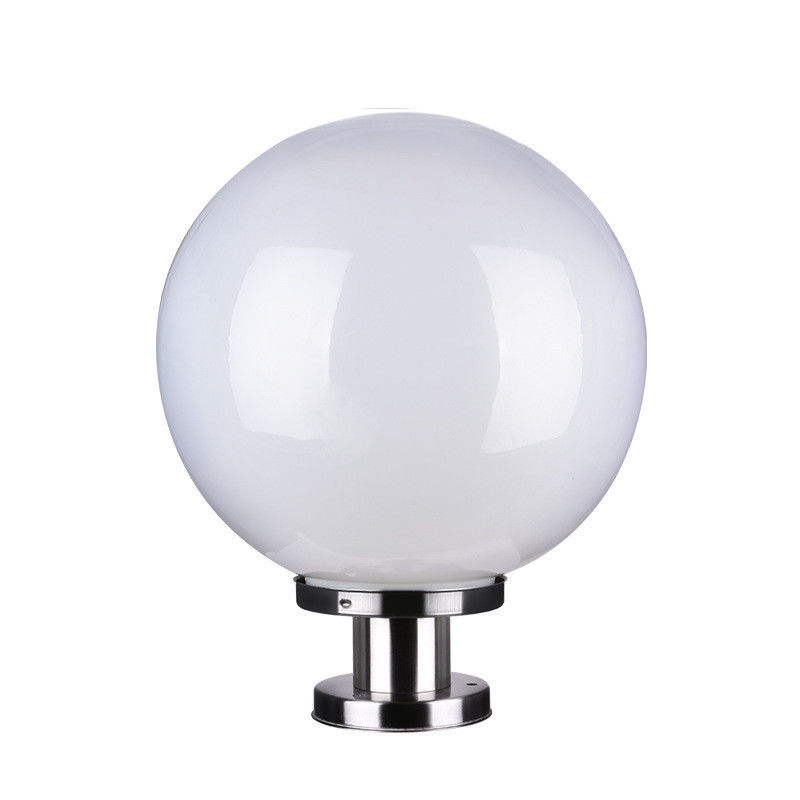 360° Beam Angle Round Plastic Solar Fence Post Lights with Remote Timer and 3 Colors