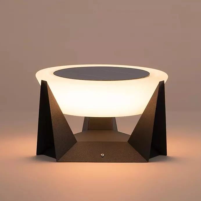 Solar Pillar Light with Support Dimmer Long Lifespan and Working Time hours of 50000