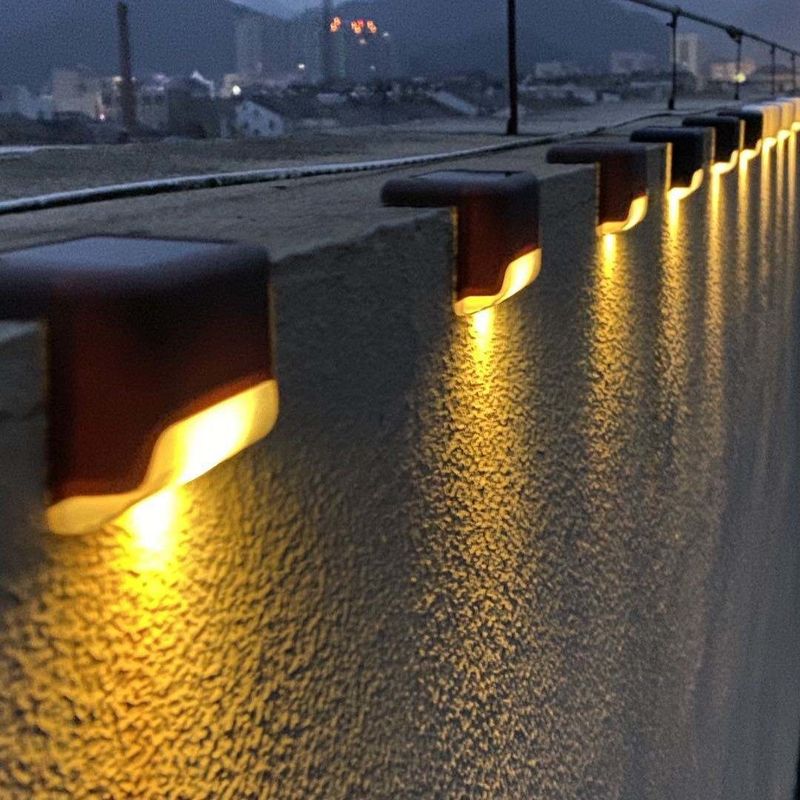 DC 6V Solar Led Outdoor Garden Light Stairs Deck Lamp for Patio Yard Garden Decor