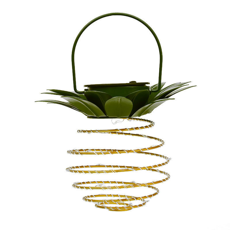 Lamp Luminous Flux lm 15 Solar Pineapple Lantern for Garden Landscape Decoration
