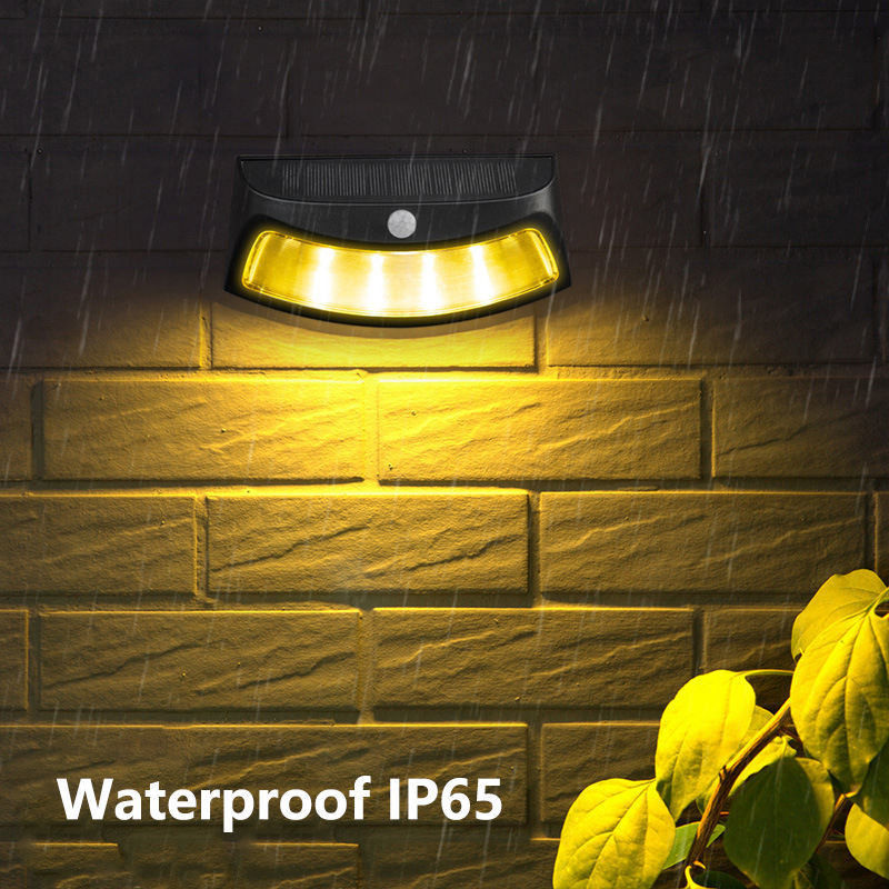 50000 Hours Working Time Solar Powered Outdoor Wall Lighting For Garden Garage Balcony