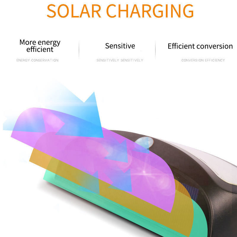 50000 Hours Working Time Solar Powered Outdoor Wall Lighting For Garden Garage Balcony