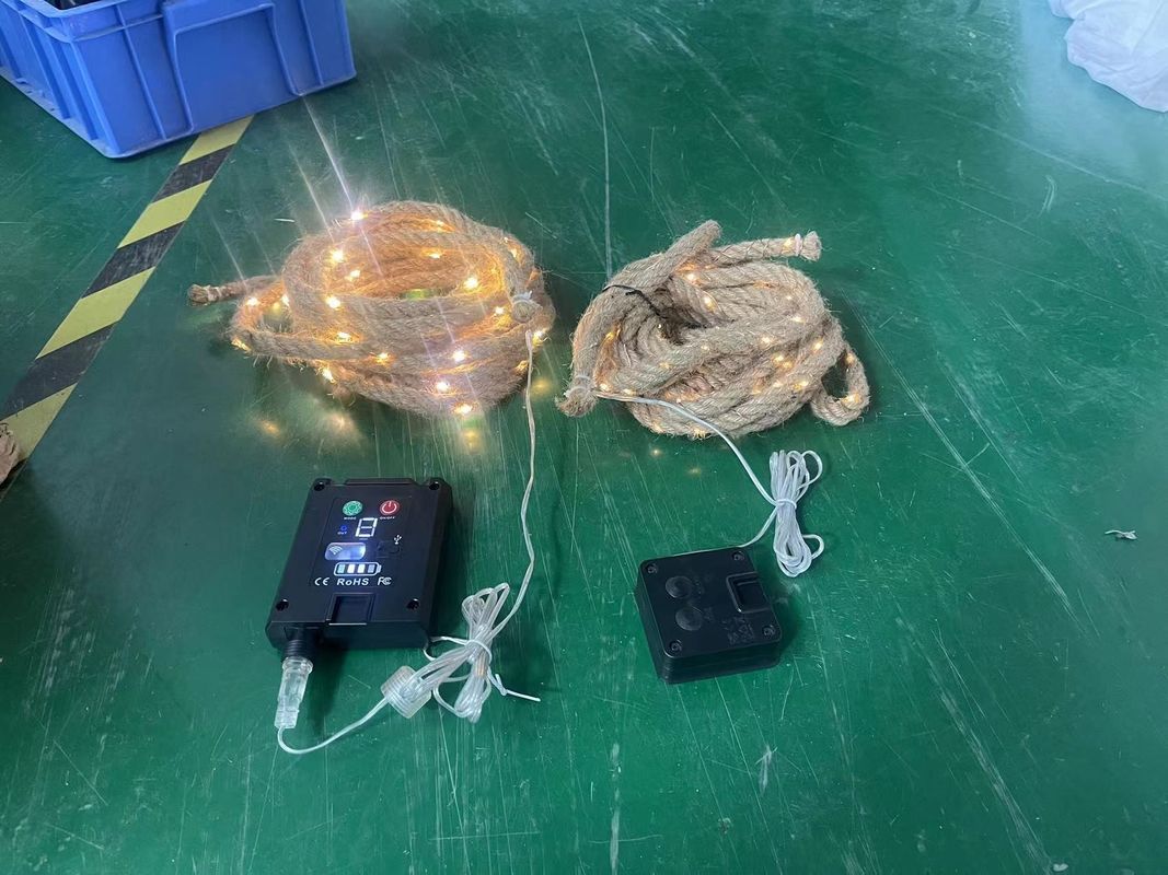 Solar Led Street Light Lamp Copper Wire Led Garden String Light for Easy Installation
