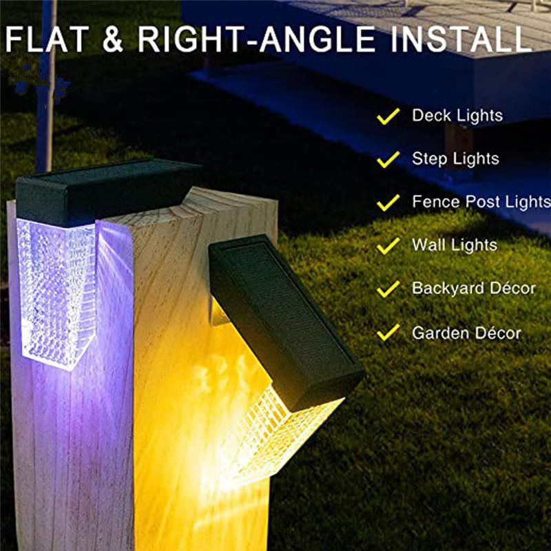 50000 Hour Working Lifetime Solar Led Gate Landscape Lighting with Rgb Warm White