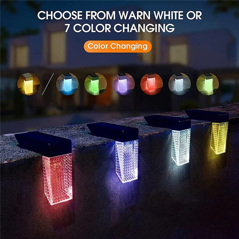 50000 Hour Working Lifetime Solar Led Gate Landscape Lighting with Rgb Warm White
