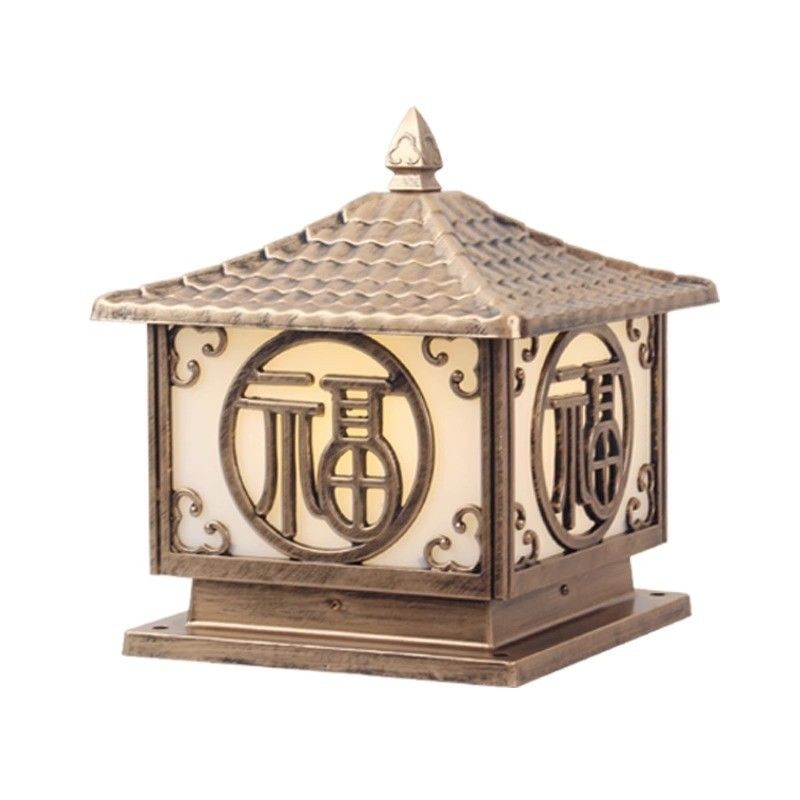 AC 165-265V Input Voltage Big Solar Post Light Fence for Outdoor in United States
