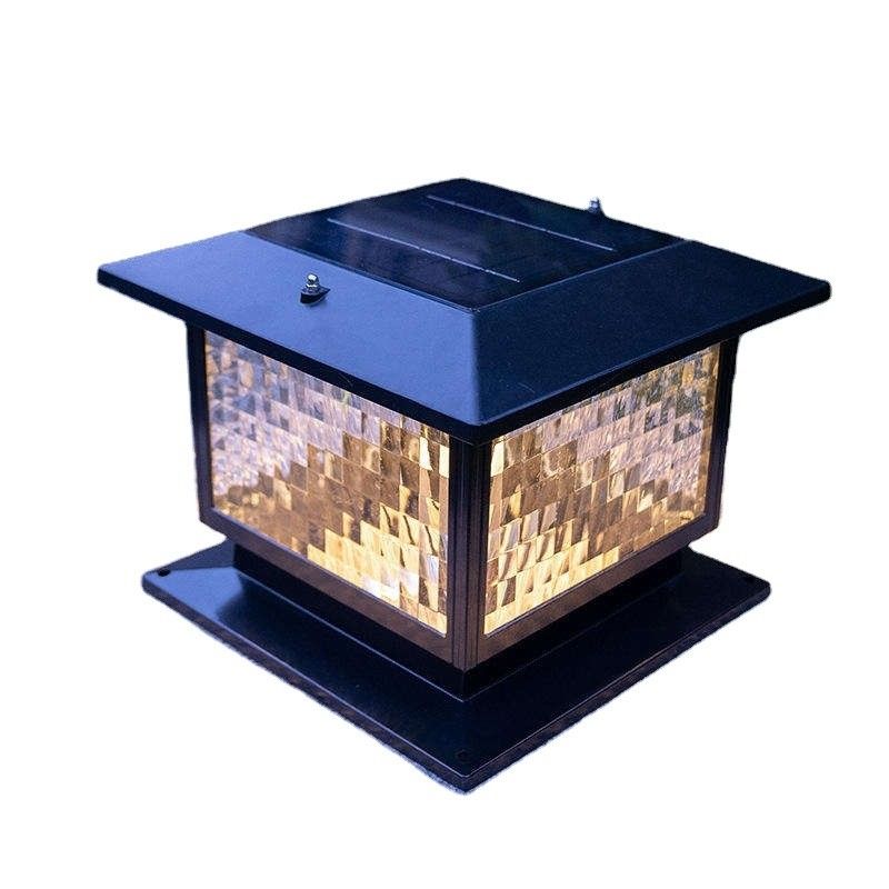 Waterproof Solar LED Wall Light for Rural Villa Garden Entrance Courtyard Outdoor