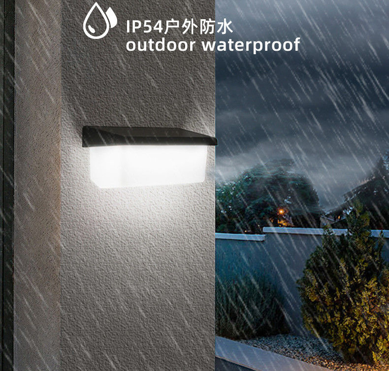 Villa Hotel Outdoor Garden Solar LED Wall Light with Motion Sensor and Remote Control
