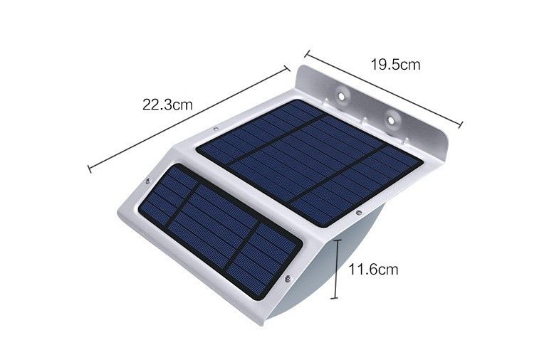 Stainless Steel Wall Mounted Solar Powered LED Light for Outdoor Advertising Market