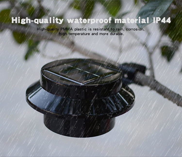 80 Ra Color Rendering Index Solar Power Supply Outdoor Garden Wall Led Solar Fence Lights
