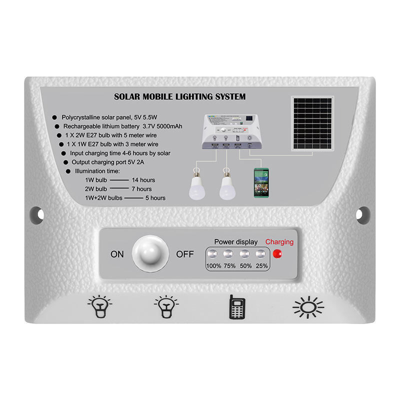 IP44 Rated Solar Panels for Courtyard Garden Balcony Camping 50000 Hours Working Time