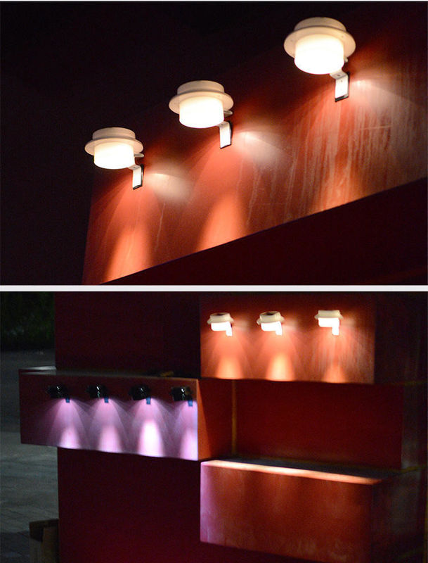 80 Ra Color Rendering Index Solar Power Supply Outdoor Garden Wall Led Solar Fence Lights