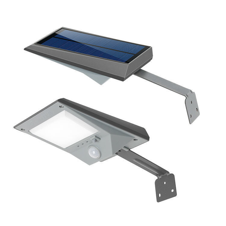 Solar Power Supply High Lumen LED Modern Motion Sensor Wall Light for Outdoor Garden