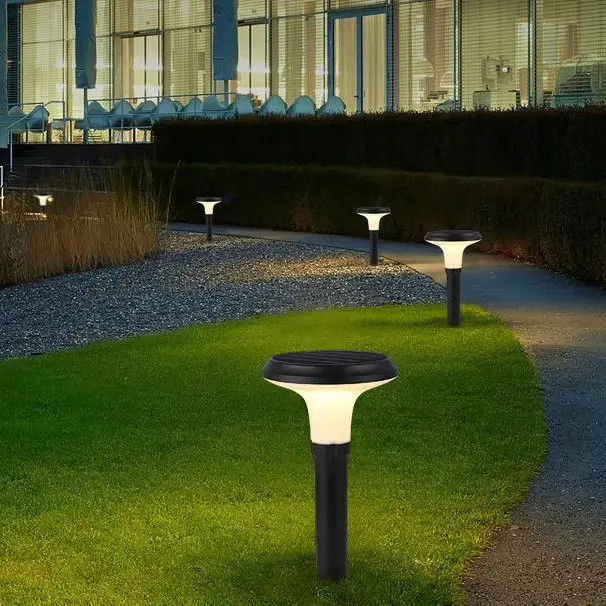 IP65 Outdoor Decorative Lantern Stone Gate Solar Pillar Light with Dimmer Support