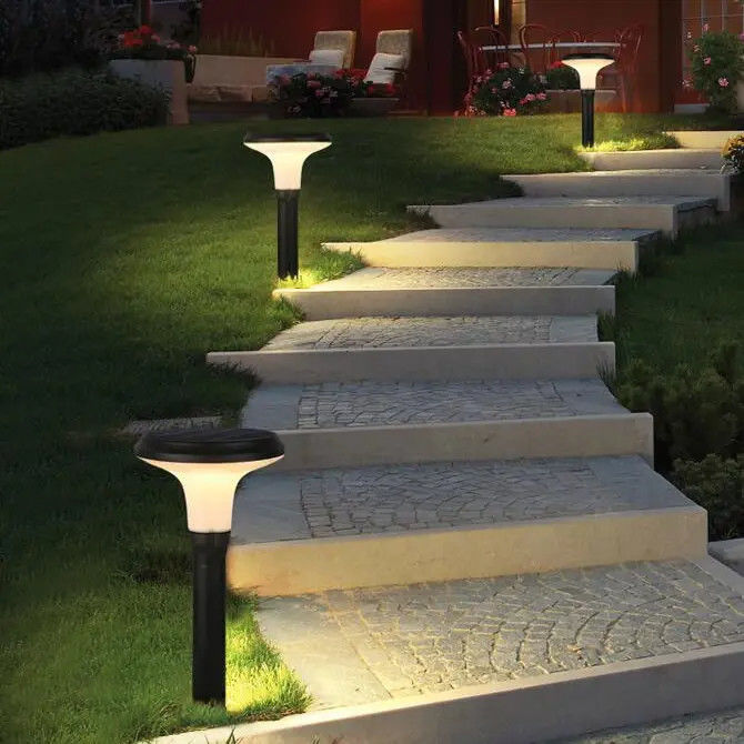 IP65 Outdoor Decorative Lantern Stone Gate Solar Pillar Light with Dimmer Support