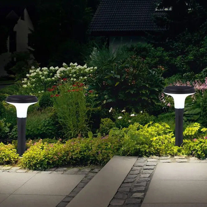 IP65 Outdoor Decorative Lantern Stone Gate Solar Pillar Light with Dimmer Support