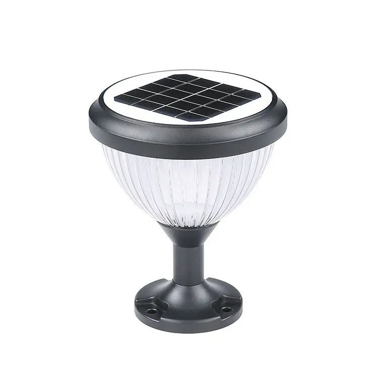 50000 Hours Working Time Solar Powered Post Light Landscape Lighting for Outdoor