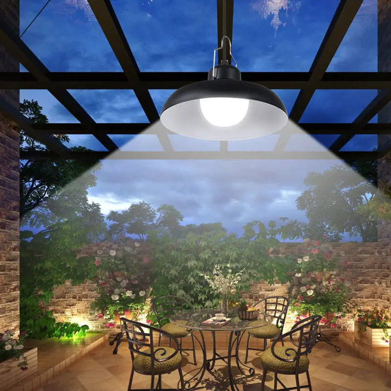 270° Beam Angle Solar Chandelier Color Temperature CCT 6000K-7000K Hanging Lamp Remote