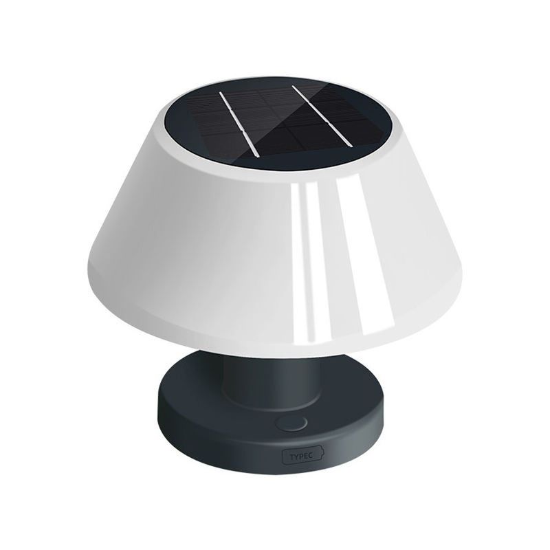 LED Solar Desk Lamp Table Light White Night Lights IP55 Garden Patio Solar Table Lamp