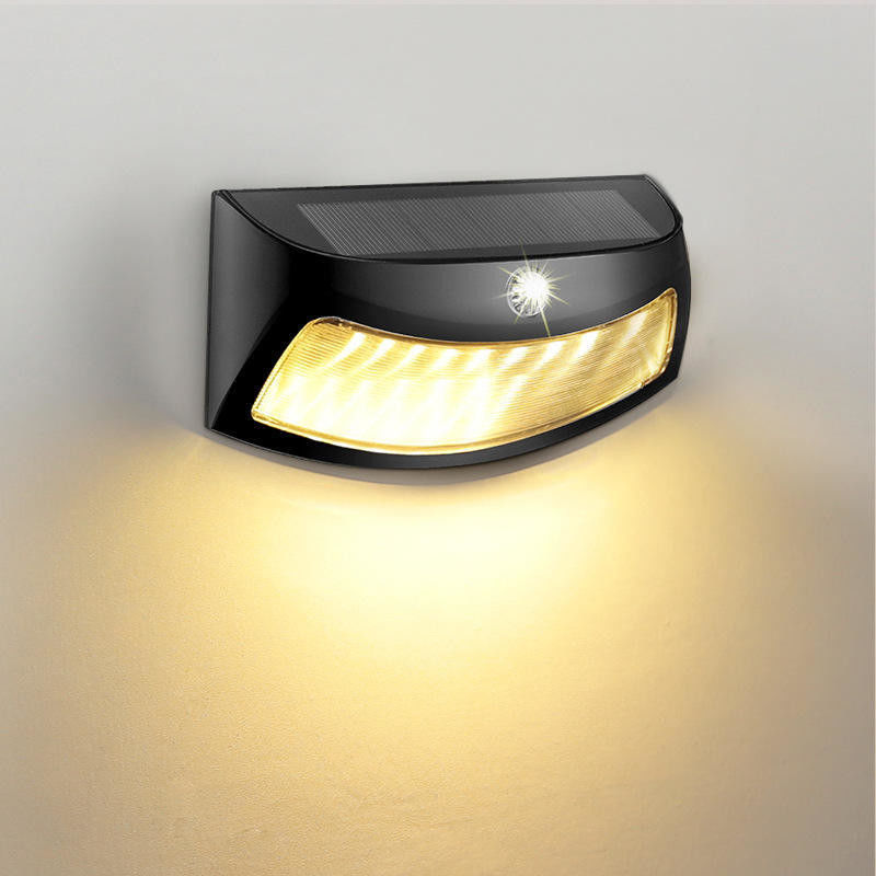 Outdoor Courtyard Waterproof Lighting Led Light Control Solar Wall Light for Garden