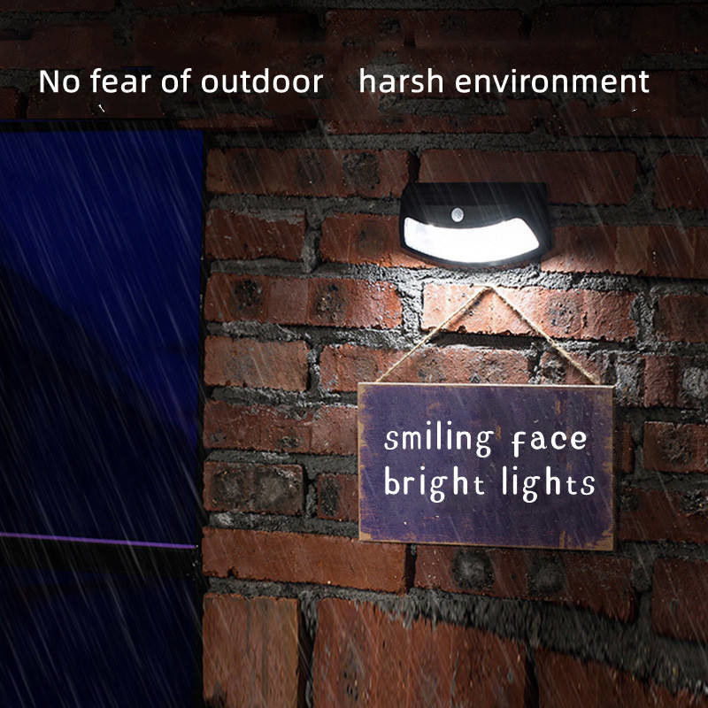 Outdoor Courtyard Waterproof Lighting Led Light Control Solar Wall Light for Garden