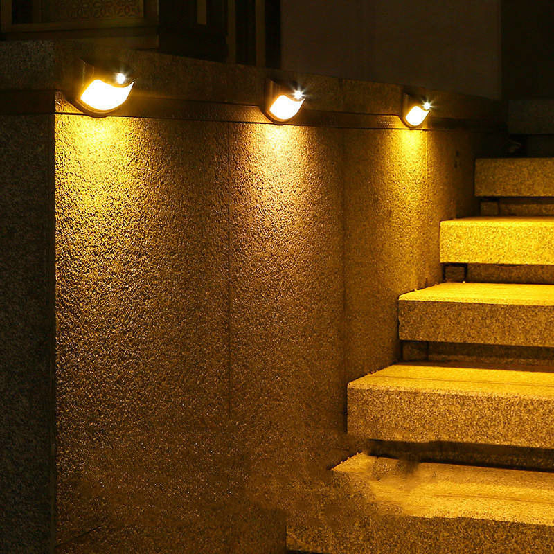 Outdoor Courtyard Waterproof Lighting Led Light Control Solar Wall Light for Garden