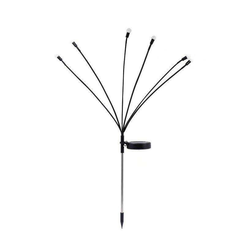 Solar Powered Firefly Garden Decorative Light Waterproof for Outdoor Pathways 8 Heads