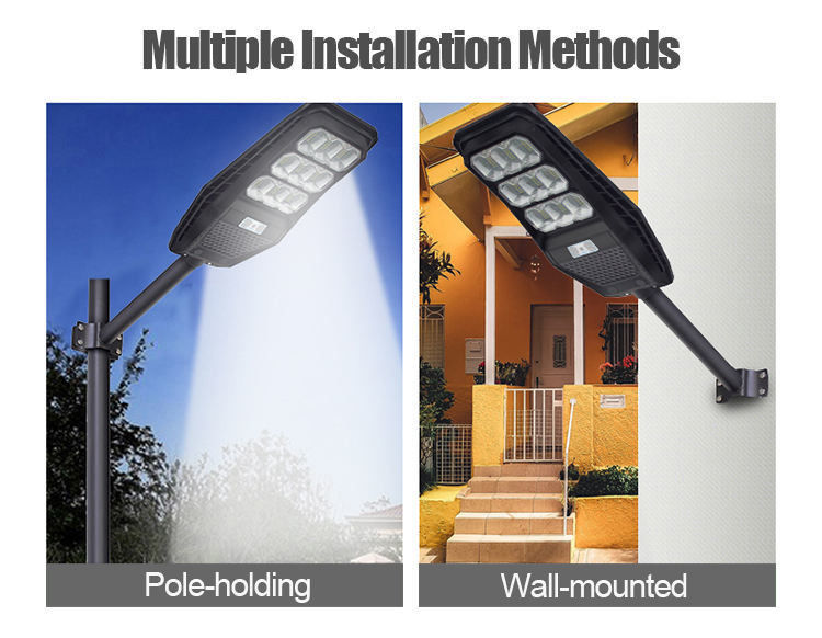 Lighting and Circuitry Design Solar Street Lamp All In One Light100 200 300 Watt LED