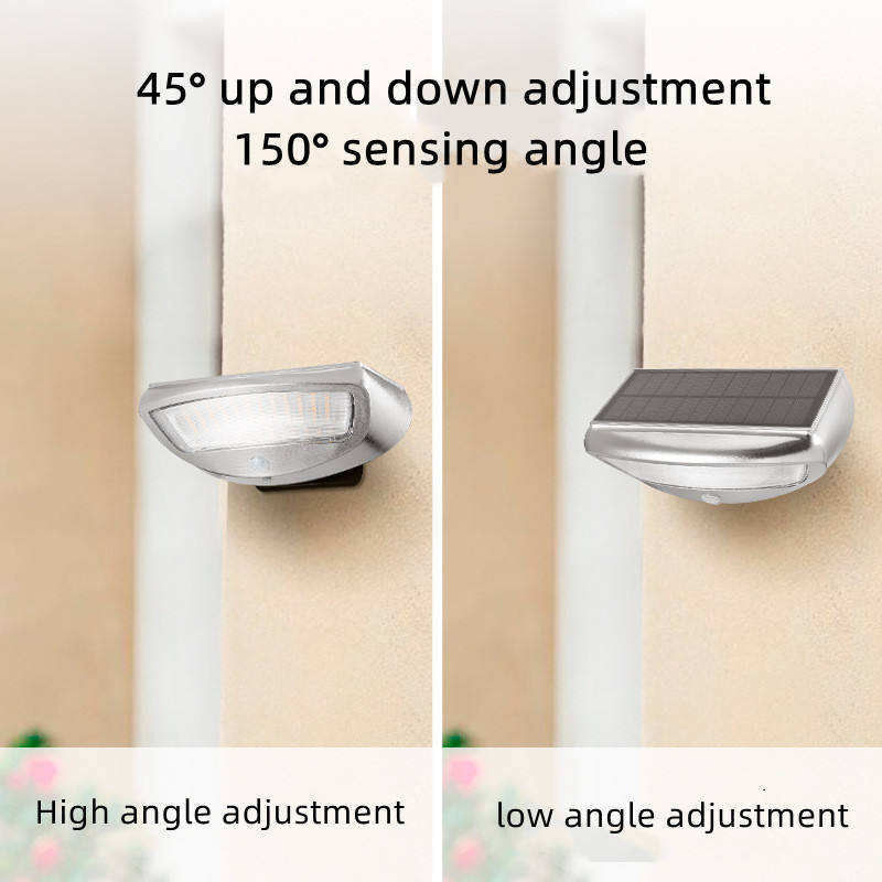 Modern Solar Motion Sensor Light Led Solar Wall Light with Color Rendering Index Ra 85
