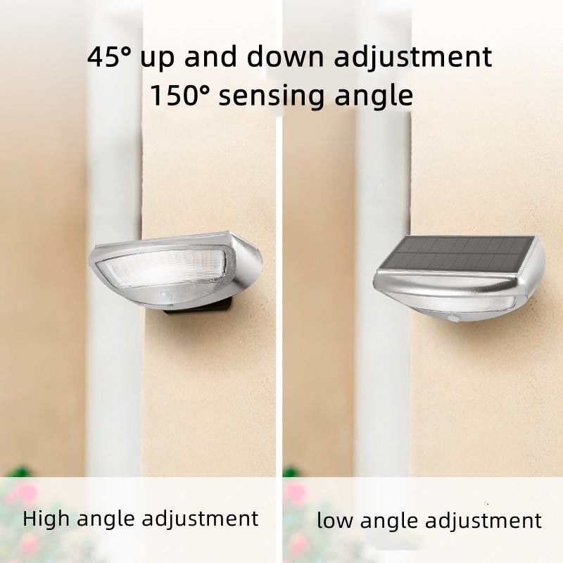 Modern Solar Motion Sensor Light Led Solar Wall Light with Color Rendering Index Ra 85