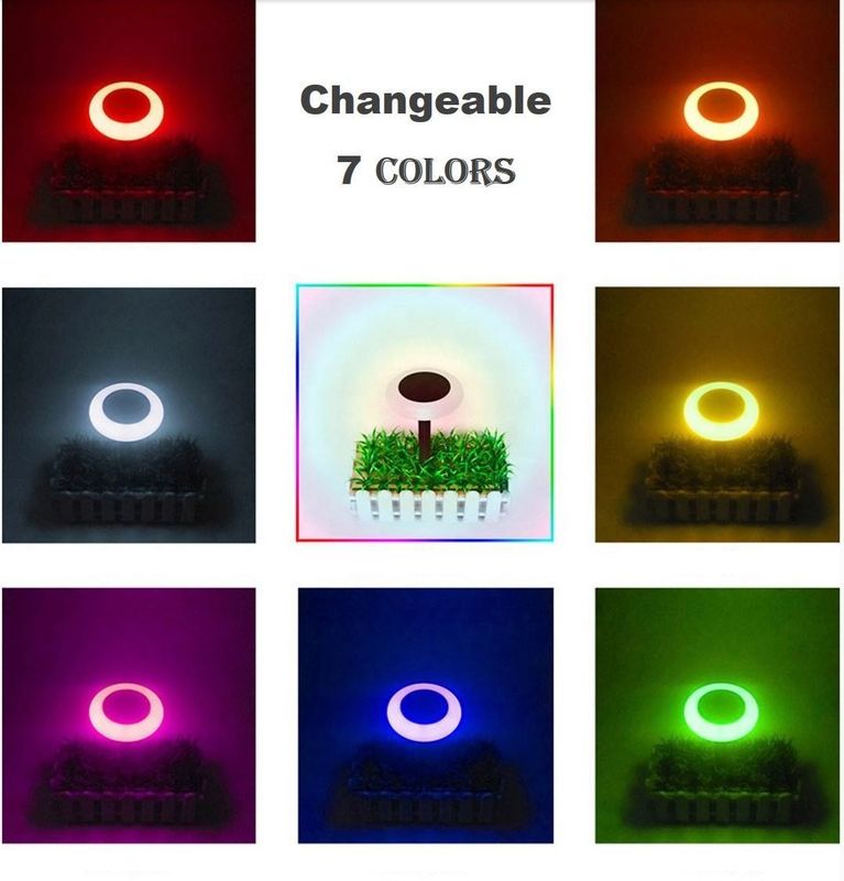 10000 Hour Working Time Solar RGB Lawn Landscape Lighting for Outdoor Yard Decoration