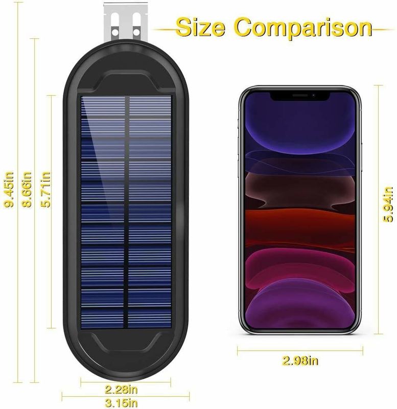 Outdoor Courtyard Garden Decorative Lighting Solar Lamp with 6000K Color Temperature
