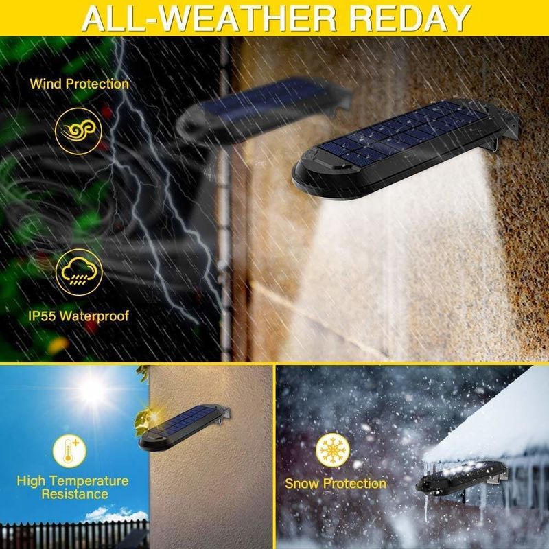 Outdoor Courtyard Garden Decorative Lighting Solar Lamp with 6000K Color Temperature
