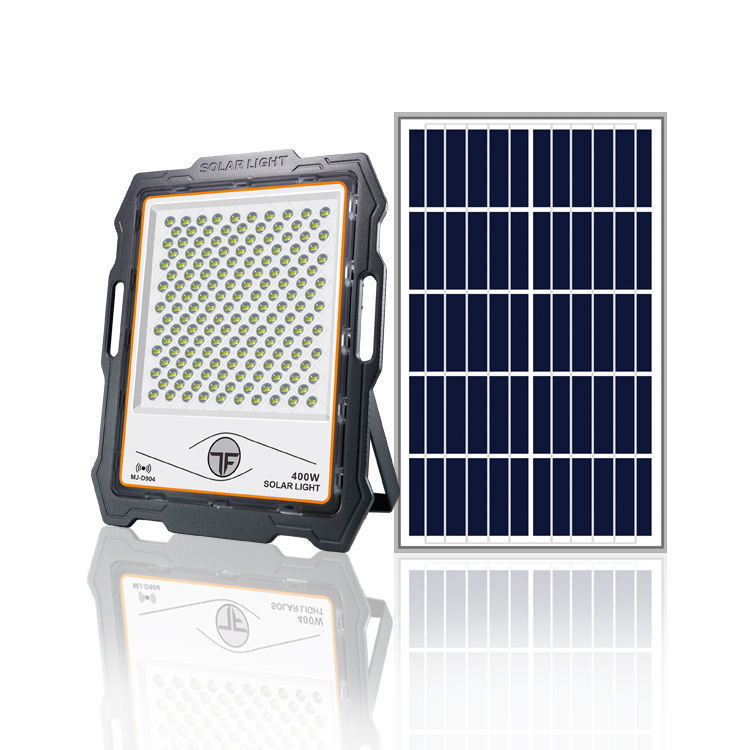 Remote Control Solar LED Street Wall Lamp with High CRI Ra 80 and Dimmer Support