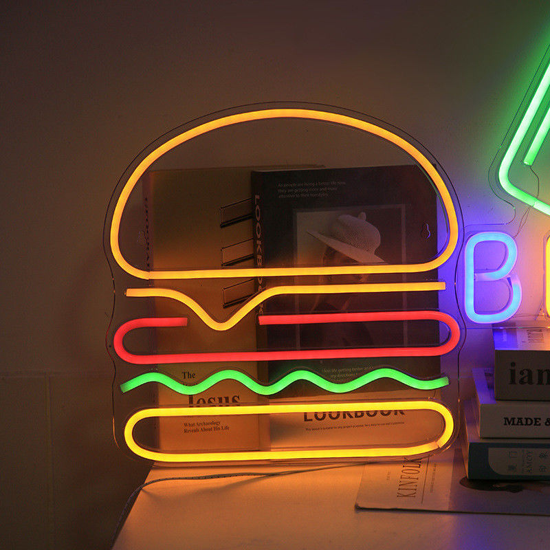Neon Sign USB Switch Control Acrylic Lamp for Dinning Room Restaurant Party Event Decor