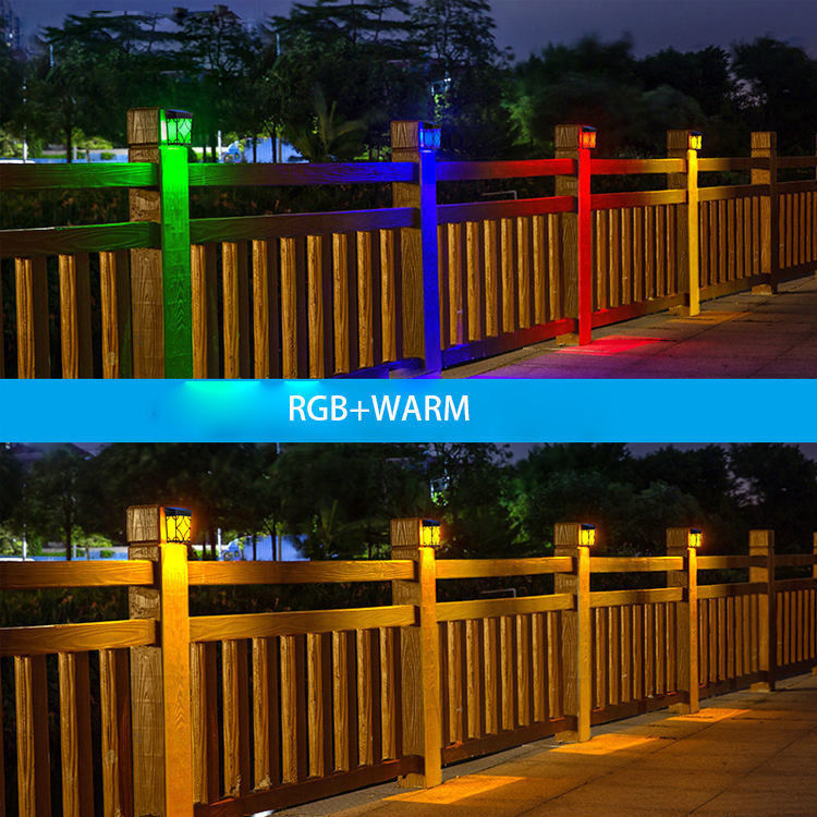Solar Garden Outdoor Luxury Powerful Mounting Decor Fence Wall Landscape Home Lamp Lights for Hotel