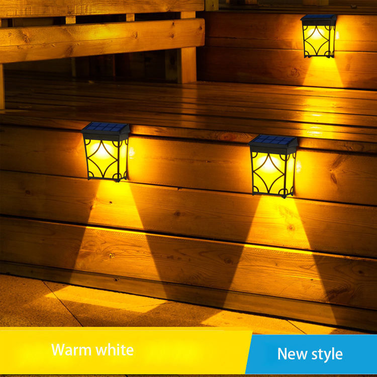 Solar Garden Outdoor Luxury Powerful Mounting Decor Fence Wall Landscape Home Lamp Lights for Hotel