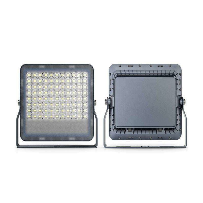 Aluminum Body Solar Led Flood Light For Park With 80 Ra And 5000-6000K Color Temperature