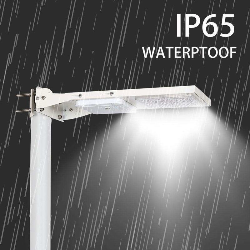 95 Ra High Lumen Solar Led Street Light Lamp 15W 30W All In One Outdoor Waterproof