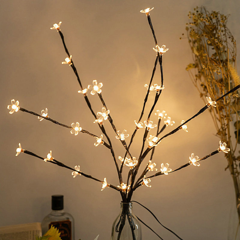 20LEDs Flower Cherry Blossom Tree Light LED Lamp Waterproof IP 42 Length As Shows