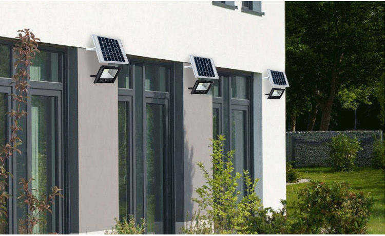 Aluminum Solar Led Street Light Lamp for Industrial Waterproof Outdoor Solar Flood Light