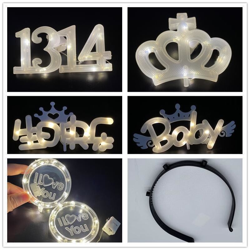 8 Modes LED Cake Light for Holiday Birthday Wedding and Christmas Flash Customized Color