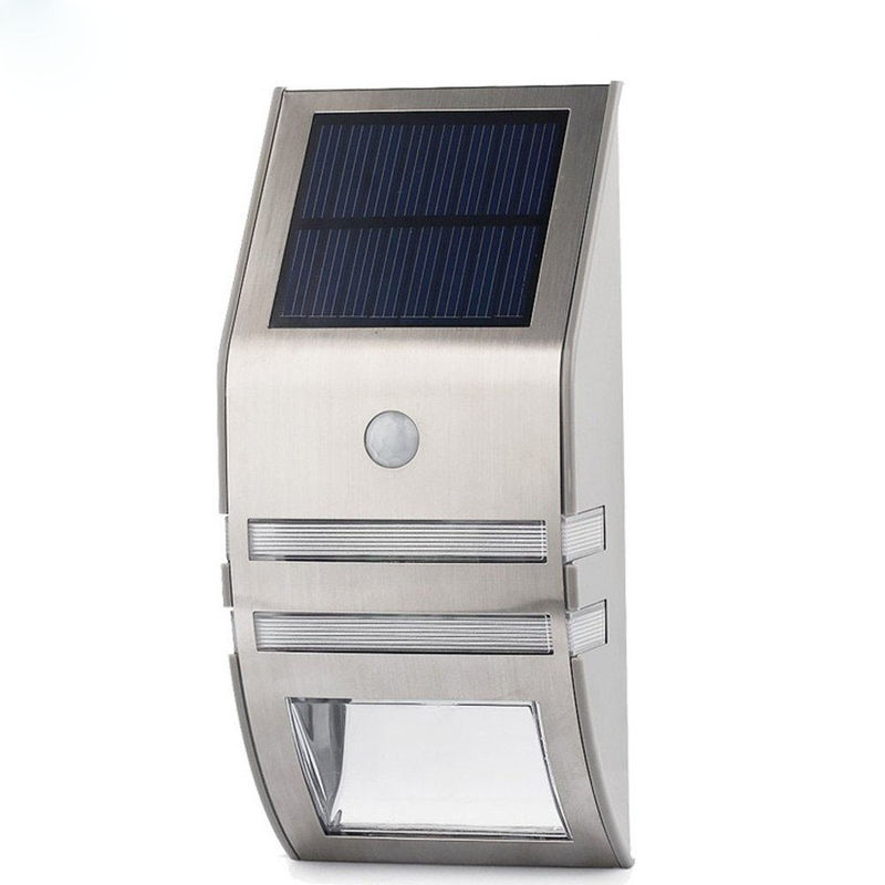 Outdoor Solar Wall Lamp with Waterproof Stainless Steel Material and Smart Sensor