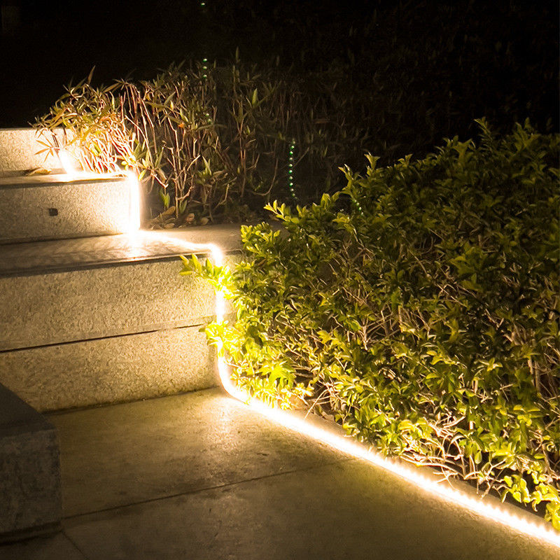 Flexible Solar Strip Light for Home Decor Wedding Christmas 2835 LEDs Waterproof IP65