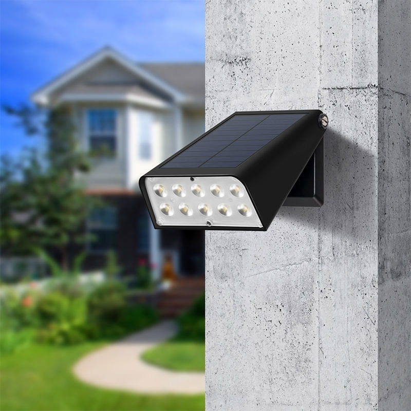 Super Bright Solar Wall Garden Lights For Yard Garage Waterproof Outdoor Security