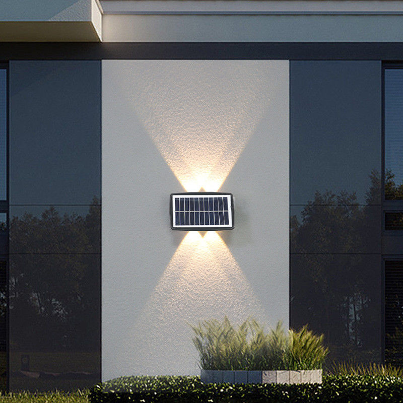Modern Solar Wall Light for Waterproof Garden Decoration Home Night Light LED Outdoor