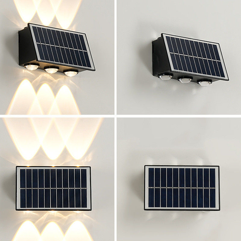 Modern Solar Wall Light for Waterproof Garden Decoration Home Night Light LED Outdoor